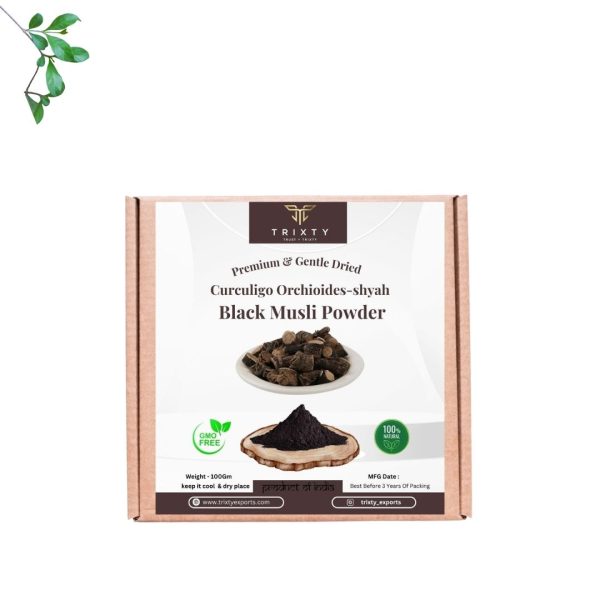 Orchioides shyah Musale Black Powder Kali Musli Organic Indian Free Ship 100gm
