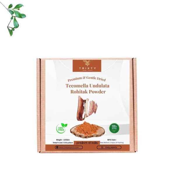 Tecomella Undulata Rakt Rohida Powder Rohitak Indian Organic Free Shipping 100gm