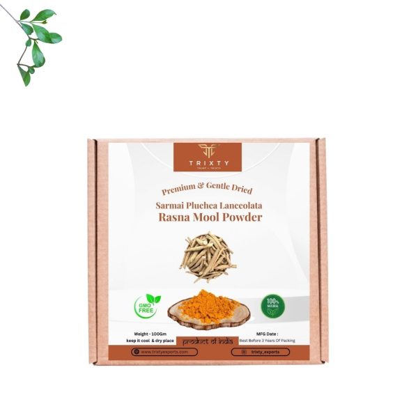 Sarmai Pluchea Lanceolata Rasna Mool Powder Indian Organic Free Shipping 100gm