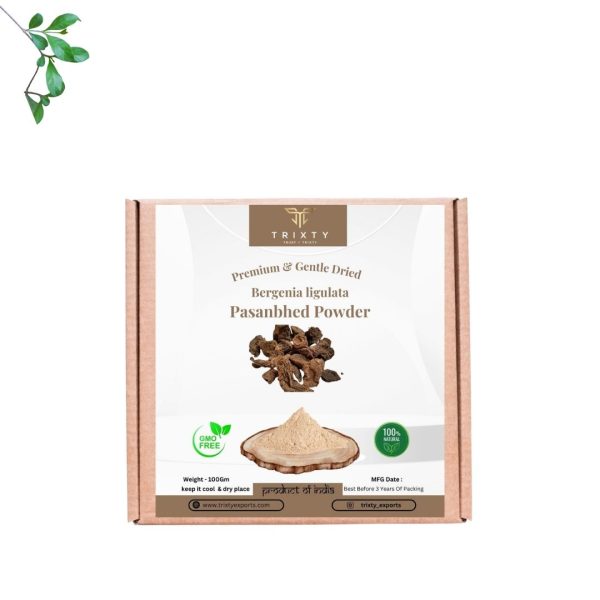 Bergenia ligulata Pasanbhed Powder Indian Organic Free Shipping 100gm