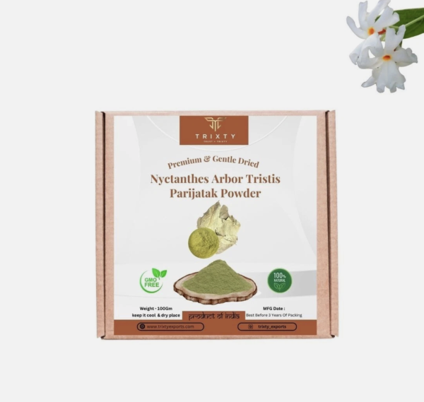 Parijatak Paan Nyctanthes Arbor Tristis Powder Organic Indian Free Ship 100gm