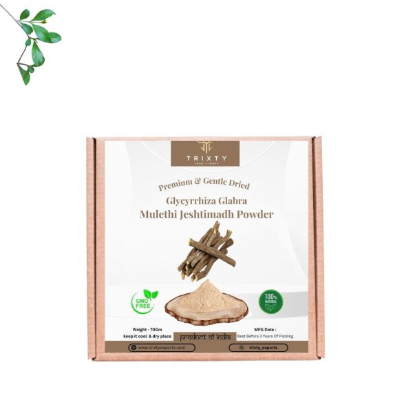 Mulethi Jeshtimadh Powder Glycyrrhiza Glabra Herbal Organic Suppliment 100gm