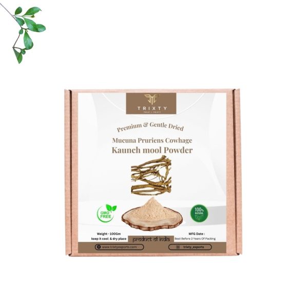 Mucuna Pruriens Cowhage Kaunch mool Powder Velvet Bean Root Organic Indian 100gm