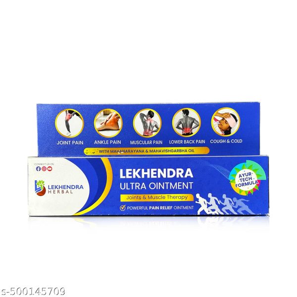 Lekhendra Ultra Ointment For Back Joint Pain Relief 30gm 2 Pcs