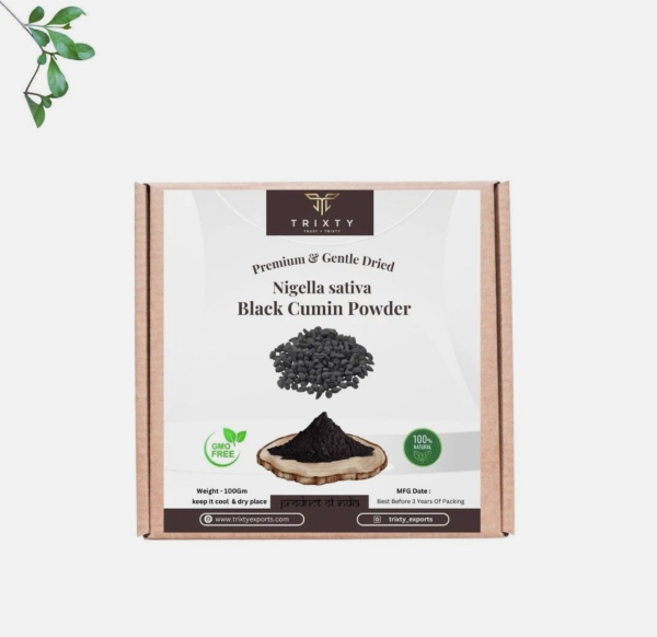 Black Cumin Seed Powder Kala Jeera Kali Jiri Churna 100Gm