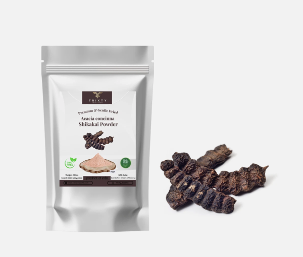 Acacia concinna Shikakai Powder Pure Indian Organic 100gm