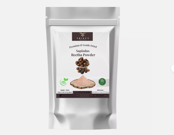 Sapindus Soap nut Reetha powder Pure Organic Indian 100gm