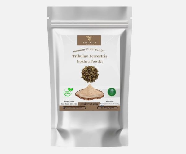 Gokhru Powder Tribulus Terrestris Herbal Organic Suppliment 100gm